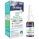 Biostime Baby Vitamin D &amp; Colic Probiotic Drops for Newborns to 3 Years Old | 100% Daily Values Vitamin D for Bone &amp; Immune Support – Eases Colic &amp; Digestion| 32 Serving