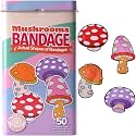 BioSwiss Bandages, Mushroom Shaped Self Adhesive Bandage Set, Latex Free, Sterile Wound Care, 50 Count