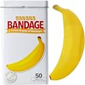 BioSwiss Bandages, Banana Shaped Self Adhesive Bandage Set, Latex Free, Sterile Wound Care, 50 Count