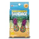BioSwiss Bandages, Funky Pineapple Shaped Self Adhesive Bandage Set, Latex Free, Sterile Wound Care, 24 Count