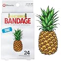 BioSwiss Bandages, Pineapple Shaped Self Adhesive Bandage Set, Latex Free, Sterile Wound Care, 24 Count