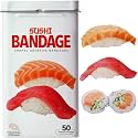 BioSwiss Bandages, Sushi Shaped Self Adhesive Bandage Set, Latex Free, Sterile Wound Care, 50 Count