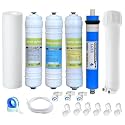 RO Filter Water Purifier Kit Complete Original (Pre Filter Cartridge, RO Membrane 100 GPD, RO Membrane Hosuing Post Carbon Filter, RO Carbon Filter and Sediment Filter), RO Service Kit…