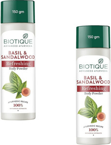 BIOTIQUE BASIL SANDALWOOD REFRESHING BODY POWDER
