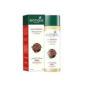 biotique berberry refreshing cleansing lotion for all skin types 120ml