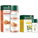 Biotique Bio Honey Gel Refreshing Foaming Face Cleanser, 120ml And Bio Dandelion Visibly Ageless Serum, 40 ml