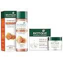 Biotique Bio Honey Gel Refreshing Foaming Face Cleanser, 120ml And Biotique Bio Milk Protein Whitening &amp; Rejuvenating Face Pack For All Skin Types, 50G