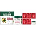 Biotique Bio Party Glow Facial Kit, 65 g And Biotique Bio Fruit Whitening And Depigmentation &amp; Tan Removal Face Pack, 75g