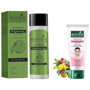 biotique bio white advanced fairness treatment cream 50g amp bitter orange bio orange whitening face loton for men 120ml