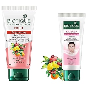 biotique bio white advanced fairness treatment cream 50g and biotique bio white advanced fairness face wash 150ml