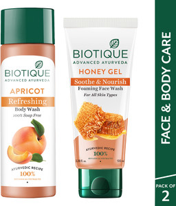 BIOTIQUE Face Body Care Combo Apricot