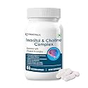 Biotrex Nutraceuticals Inositol and Choline With Vitamin B Complex (B1, B2, B3, B5, B6, B7, B9 & B12) | High Purity Nutrients | Brain & Nerve Function | Better Motor Signal | Lab Tested | 60 Veg Capsules
