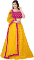 BIPIN FASHION Embroidered Semi Stitched Lehenga Choli (Pink)