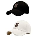 Baseball Cap Combo Pack of 2 for Men &amp; Women (Black &amp; White)