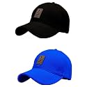 Baseball Cap Combo Pack of 2 for Men &amp; Women (Black &amp; Blue)