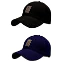 Baseball Cap Combo Pack of 2 for Men &amp; Women (Black and Navy Blue)