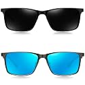 BIRCEN Polarized Mens Sunglasses for Driving: UV Protection Al-Mg Metal Sunglasses Lightweight Shades for Fishing Travel Golf
