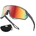 BIRCEN Sunglasses for Baseball Running Cycling : Wrap-around Sport Glasses