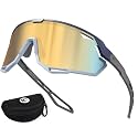 BIRCEN Sunglasses for Baseball Running Cycling : Wrap-around Sport Glasses