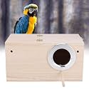 Bird Breeding House with Stand Bird Aviary Cage Box, Bird Breeding Box, Bird House for Budgerigars for Parrot(Left Opening)