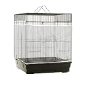 YUXIANLB Bird Cage Seed Catcher, Stretchy Form Fitting Mesh Skirt Cover for Parrot Enclosures, Large Soft Breathable Bird Seed Catcher, Nylon Mesh Net Cover for Indoor Round Square Cage