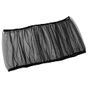 Bird Cage Skirt, Cage Cover Birdcage Nylon Mesh Mesh Bird Net Cage Cover Size L (Black)