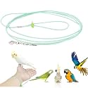 Bird Harness,Parrot Toy,Harness for Birds,Bird Belt,Bird Harness,200cm Parrot Ring for Leg, Parrot Bird Leash with Feet Loop & Adjustable Buckle Wrist Attachable