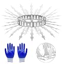 Bird Spikes for Outside 24 Pack 24 FT Stainless Steel Deter Pigeon Squirrel