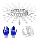 Bird Spikes for Outside 5 Pack 3.2 FT Stainless Steel Deter Pigeon Squirrel