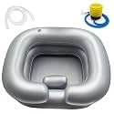 BIRDDIE Silvery Portable Shampoo Bowl
