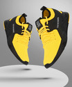 Birde Running Shoes For Men (Yellow, Black , 2)