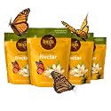 Birds Choice Butterfly Nectar, 7.5 oz Resealable Pouch | Makes Up to 6 Cups of Nectar for Flutterby Feeder | Easy Mix Concentrate Blend of Glucose &amp; Fructose to Attract Butterflies | 7.5 oz (4-Pack)
