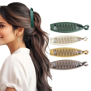 birdware medium-size multi color imported acrylic material butterfly hair clips for women  hair clutchers