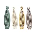 BIRDWARE Big-Size banana clips Multi Color Imported Rubber Acrylic Material Stone Banana Hair Clips For Women (Multi Colour) | Hair Clutchers | banana clips (Pack of 4) 15