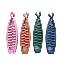 BIRDWARE Big-Size banana clips Multi Color Imported Rubber Acrylic Material Stone Banana Hair Clips For Women (Multi Colour) | Hair Clutchers | banana clips (Pack of 4) 7
