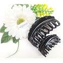 BIRDWARE Hair Clips Big-Size Black &amp; Multi Color Imported Rubber Acrylic Material Stone Butterfly Hair Clips For Women (Pack of 2 Pc) | Hair Clutchers