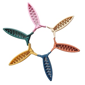 birdware medium-size multi color imported acrylic material butterfly hair clips for women  hair clutchers