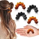 BIRDWARE Medium-Size Multi Color Imported Acrylic Material Butterfly Hair Clips For Women | Hair Clutchers