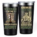 BIRGILT Army Gifts for Men, Veteran Day Gifts - 20oz Tumbler Cup