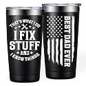 BIRGILT Gift for Dad - Christmas Birthday Fathers Day Gift Ideas for Dad from Daughter,Son - 20oz Tumbler Cup