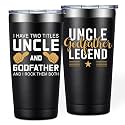 BIRGILT Godfather Gifts for Men, Godfather Proposal Gifts - 20oz Tumbler
