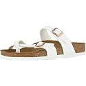 Birkenstock Mayari - Birko-Flor™ &amp; Birkibuc™ White Birko-Flor™ EU 35 (US Women's 4-4.5) Regular