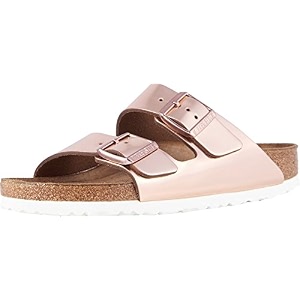 birkenstock womens arizona open toe casual slide sandals