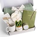 Birthday Gift for Women Friendship, Gifts for Women Birthday Unique Self Care, Gifts Basket for Best Friend, Sister, Mom, Teen Girls, Wife, Girlfriend, Coworker (Green)