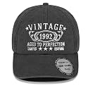 Birthday Gifts for Men Women, Personalized 30th - 100th Birthday Gifts, 1926-1996 Vintage Hat…
