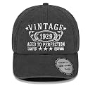 Birthday Gifts for Men Women, Personalized 30th - 100th Birthday Gifts, 1926-1996 Vintage Hat…