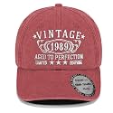 Birthday Gifts for Men Women, Personalized 30th - 100th Birthday Gifts, 1926-1996 Vintage Hat…