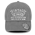 Birthday Gifts for Men Women, Personalized 30th - 100th Birthday Gifts, 1926-1996 Vintage Hat…