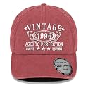 Birthday Gifts for Men Women, Personalized 30th - 100th Birthday Gifts, 1926-1996 Vintage Hat…