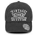 Birthday Gifts for Men Women, Personalized 30th - 100th Birthday Gifts, 1926-1996 Vintage Hat…